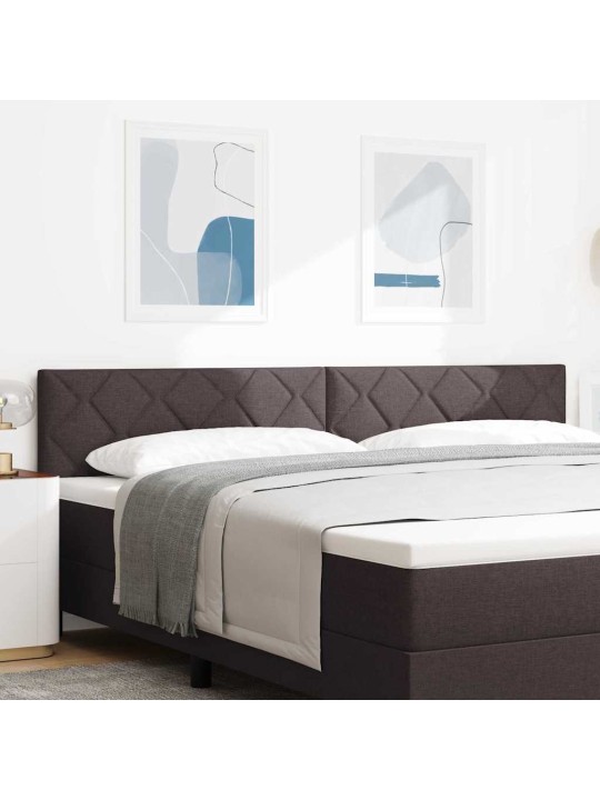 Galvgalis ar led sloksnes lukturiem brūna 200 cm audums