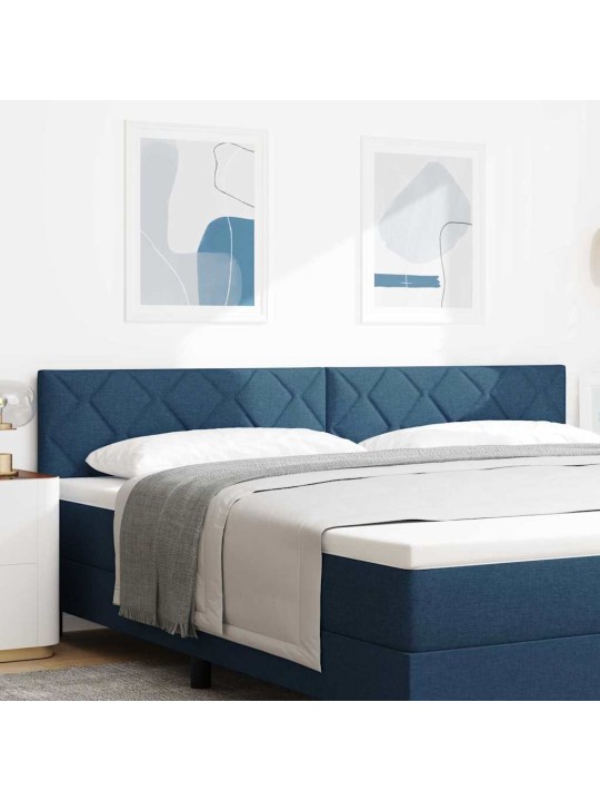 Galvgalis ar led sloksnes lukturiem zila 200 cm audums