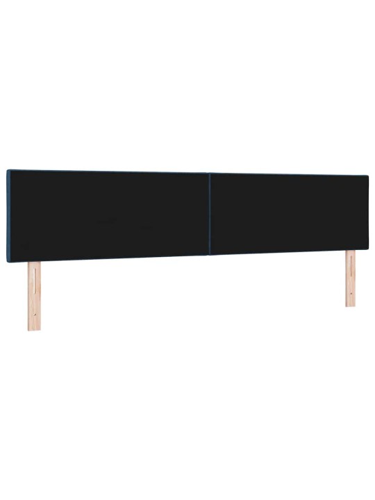 Galvgalis ar led sloksnes lukturiem zila 200 cm audums
