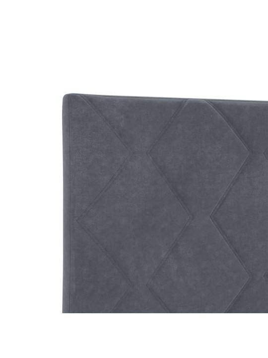 Led gultas galvgalis geometric tumši pelēka 200 cm samts