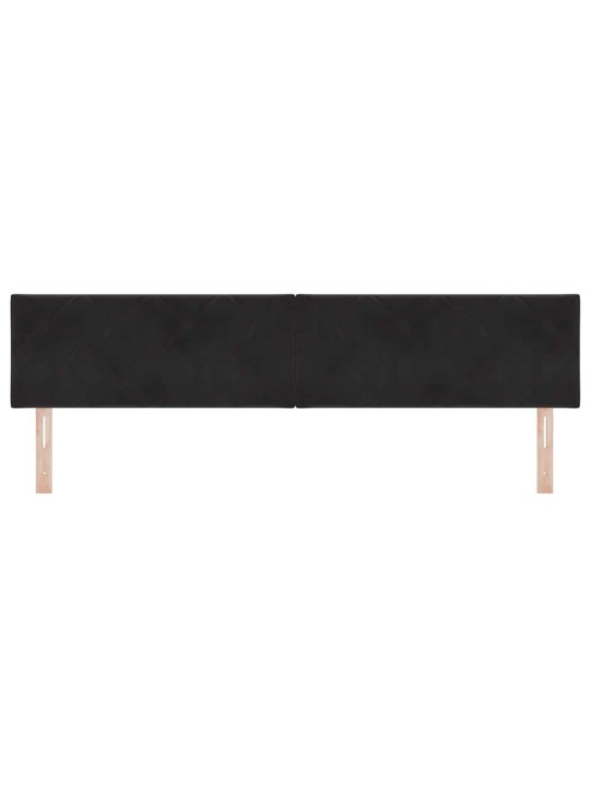 LED gultas galvgalis geometric manuāls melna 200 cm samts