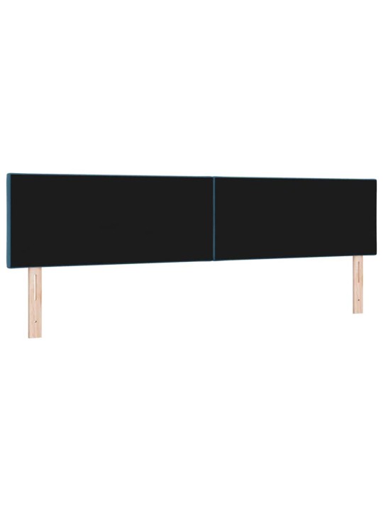 LED gultas galvgalis geometric manuāls tumši zila 200 cm samts