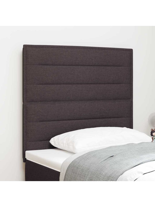 LED gultas galva ar galvas klāju tumši brūna 80 cm audums