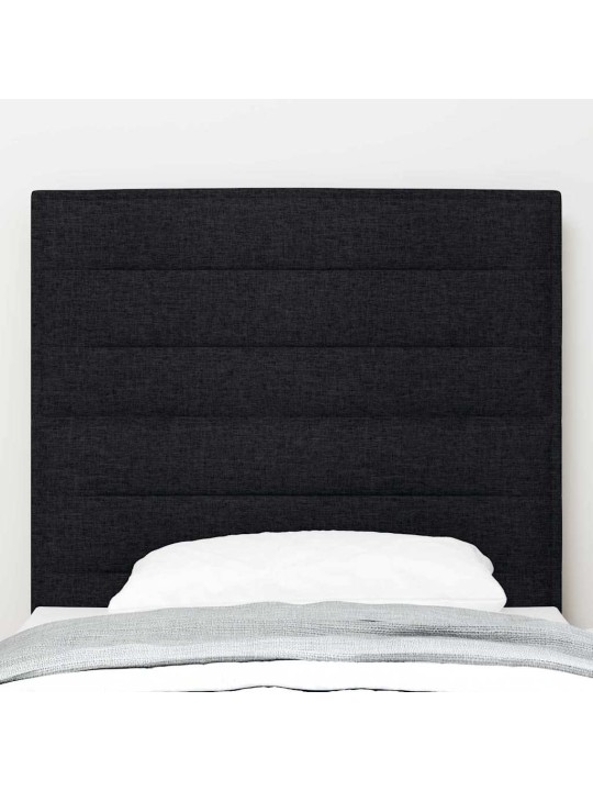 LED gultas galva ar LED sloksnes lukturiem melna 100 cm audums