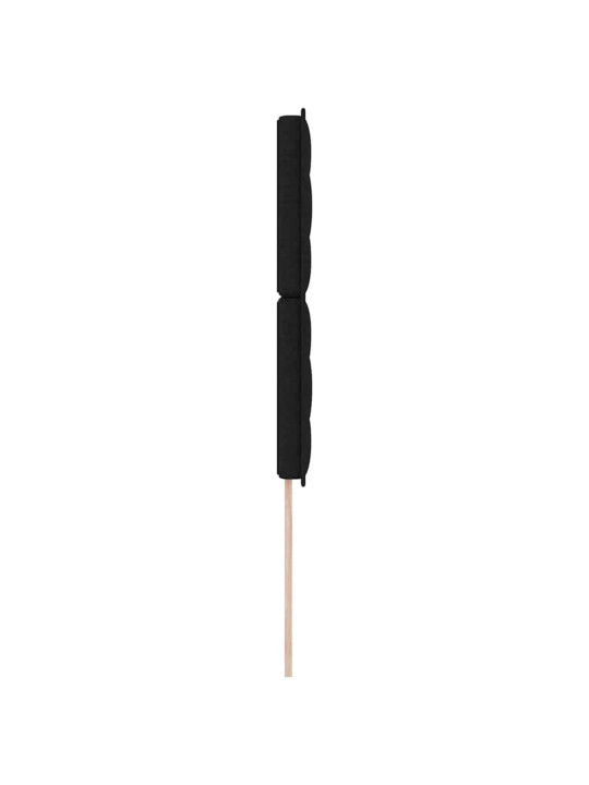 LED gultas galva ar LED sloksnes lukturiem melna 100 cm audums