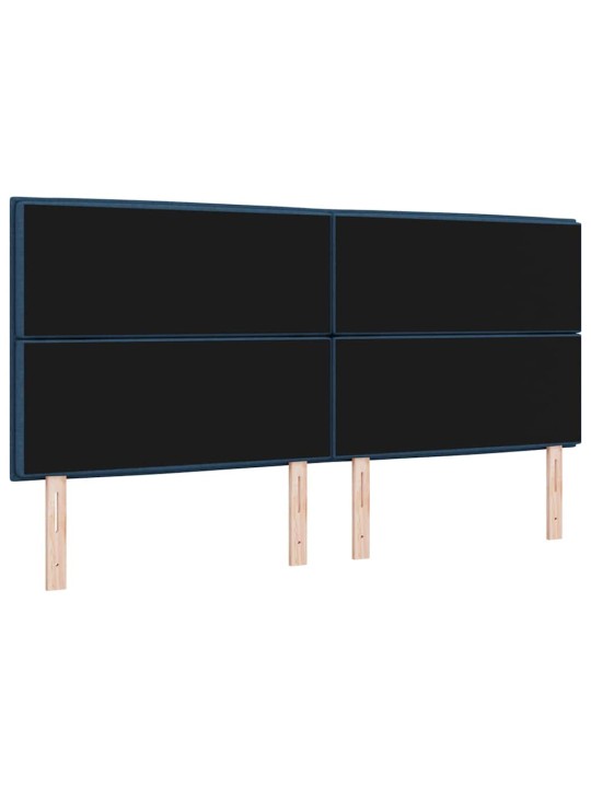 Led gultas galva ar led sloksnes lukturiem zila 200 cm audums