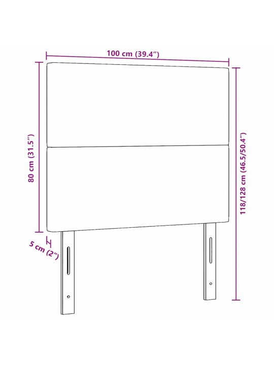Led gultas galva ar galvas klāju pelēki zaļa 100 cm audums