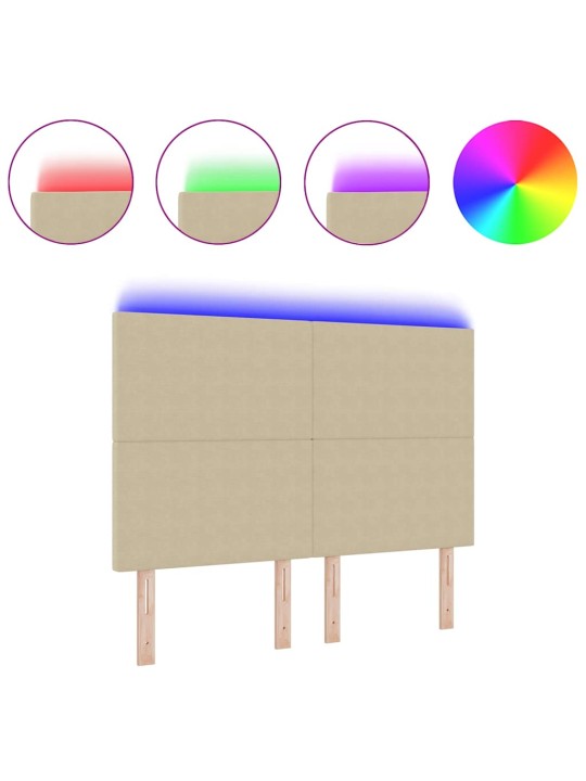 Led gultas galva ar galvas klāju pelēki zaļa 144 cm audums