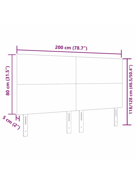 Led gultas galva ar galvas klāju pelēki zaļa 200 cm audums