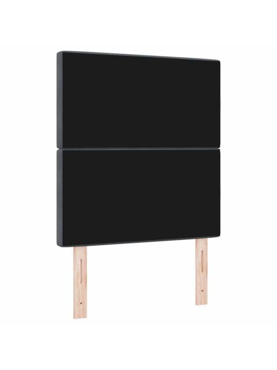 LED gultas galvgalis argyle manuāls tumši pelēka 80 cm samts