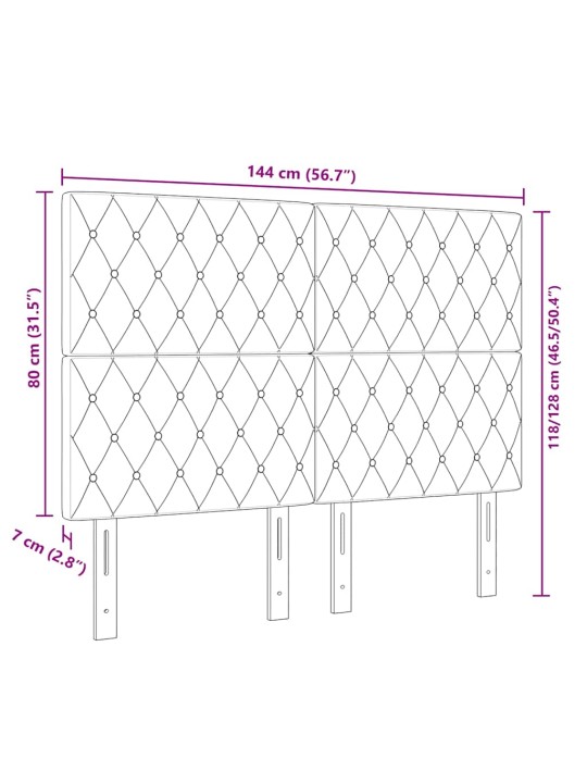 Led gultas galva rombu raksts tumši pelēks 80 cm samts