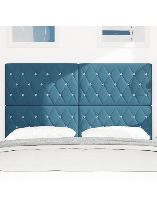 Led gultas galvgalis argyle manuāls tumši zila 144 cm samts