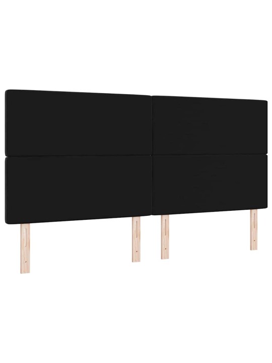 LED gultas galvgalis argyle ar galvas klāju melna 100 cm samts