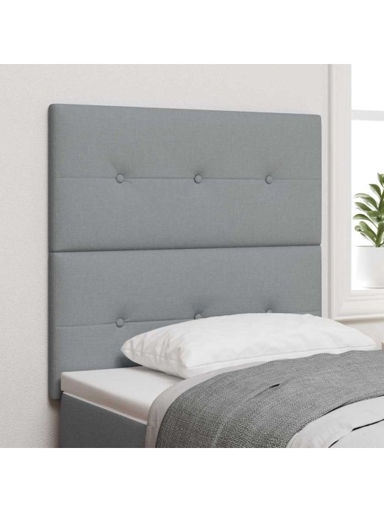 Led gultas galvgalis ar galvas klāju gaiši pelēka 80 cm audums