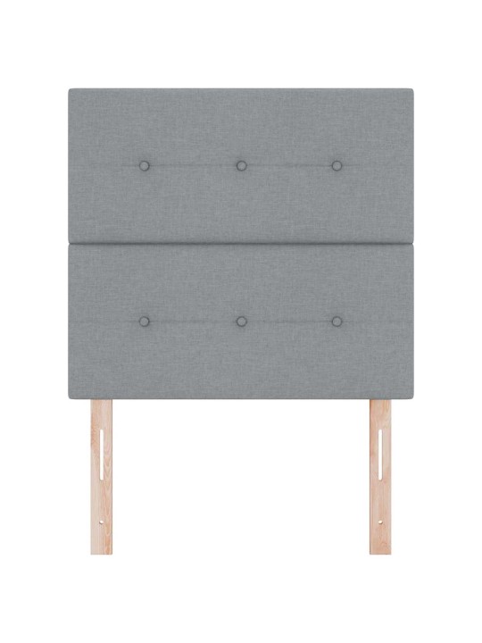 Led gultas galvgalis ar galvas klāju gaiši pelēka 80 cm audums