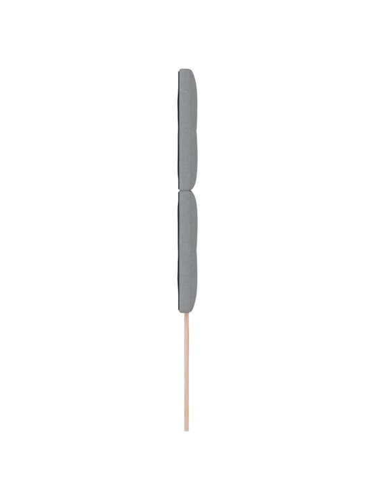 Led gultas galvgalis ar galvas klāju gaiši pelēka 80 cm audums