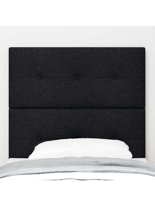 LED gultas galva ar LED sloksnes lukturiem melna 100 cm audums