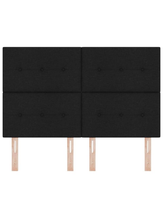 LED gultas galvgalis ar galvas klāju melna 144 cm audums