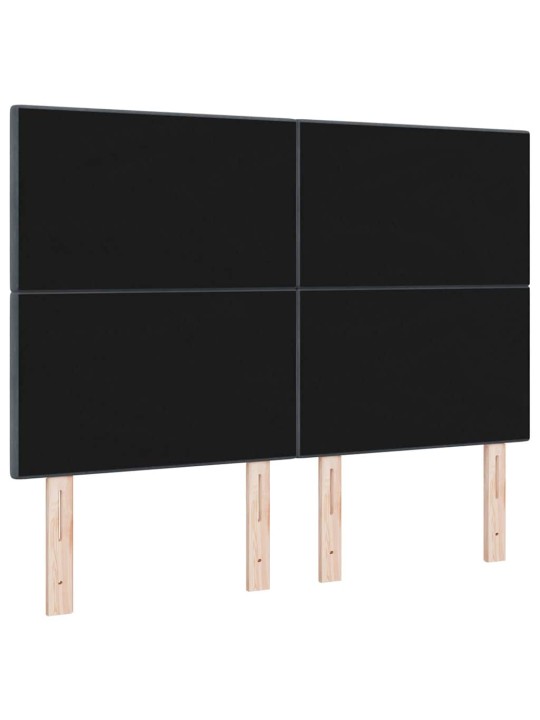 Galvgalis ar led sloksnes lukturiem pelēka 80 cm samts