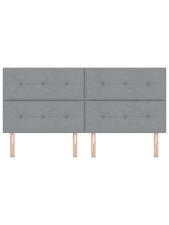 Led gultas galvgalis ar galvas klāju gaiši pelēka 200 cm audums