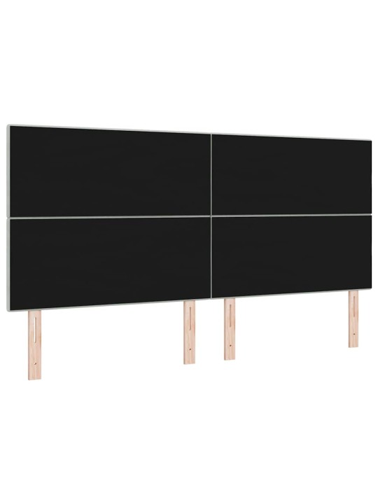 Galvgalis ar led sloksnes lukturiem gaiši pelēks 100 cm samts