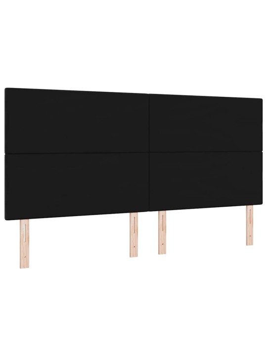 Galvgalis ar led sloksnes lukturiem melna 100 cm samts