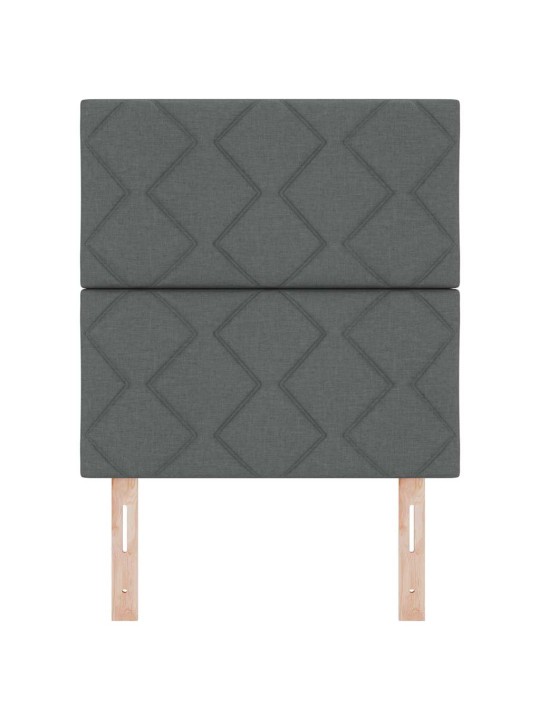 Galvgalis ar led sloksnes lukturiem pelēka 80 cm audums