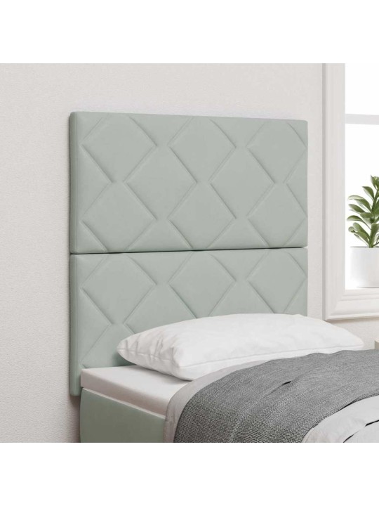 Led gultas galvgalis geometric manuāls gaiši pelēka 80 cm samts