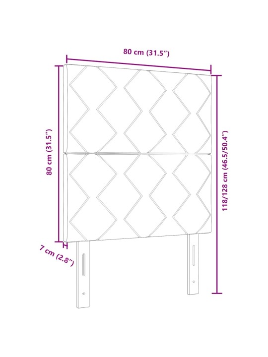 Led gultas galvgalis geometric manuāls gaiši pelēka 80 cm samts
