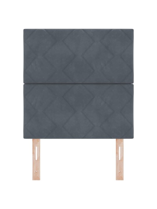 LED gultas galvgalis geometric manuāls tumši pelēka 80 cm samts