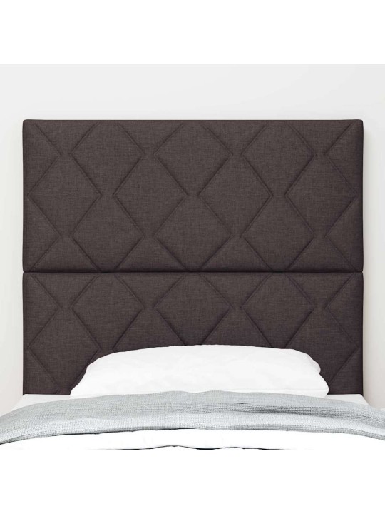 Galvgalis ar led sloksnes lukturiem brūna 90 cm audums