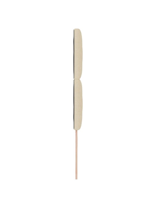 Galvgalis ar led sloksnes lukturiem krēmkrāsa 90 cm audums