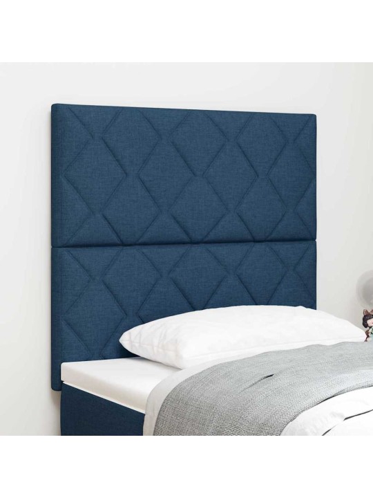 Galvgalis ar led sloksnes lukturiem zila 90 cm audums