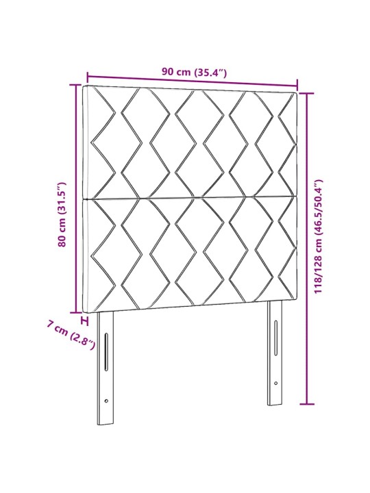 Led gultas galvgalis geometric manuāls gaiši pelēka 90 cm samts
