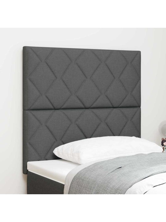 Galvgalis ar led sloksnes lukturiem pelēka 100 cm audums