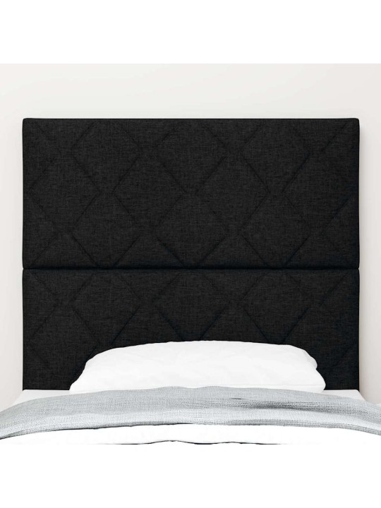 Galvgalis ar led sloksnes lukturiem melna 100 cm audums