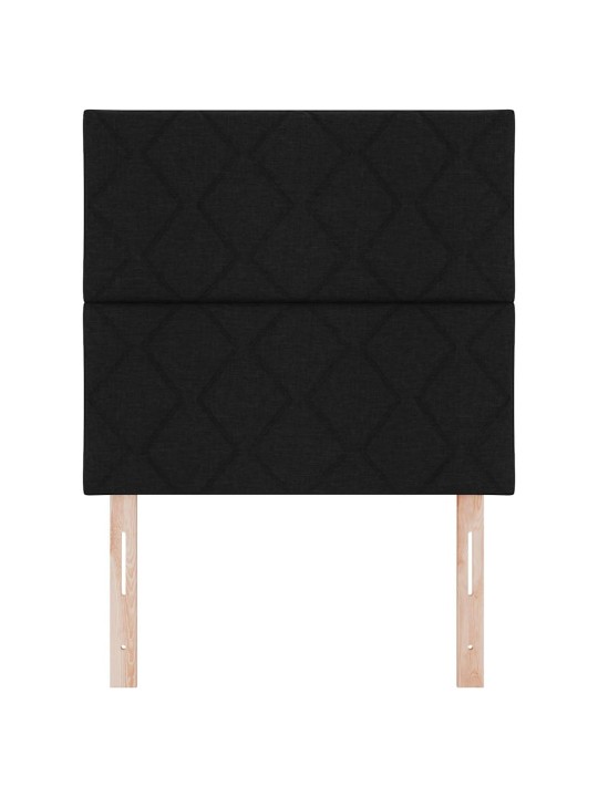 Galvgalis ar led sloksnes lukturiem melna 100 cm audums