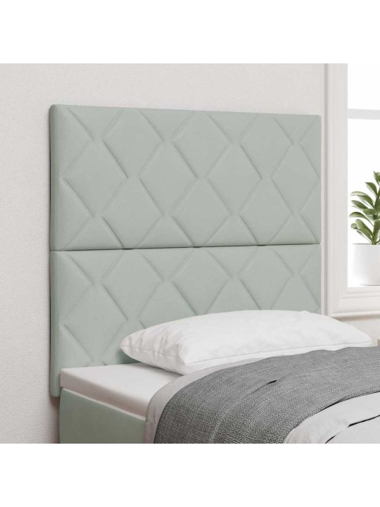 Led gultas galvgalis geometric gaiši pelēka 100 cm samts