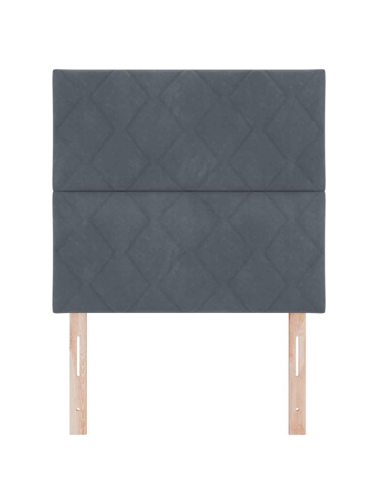 LED gultas galvgalis geometric tumši pelēka 100 cm samts