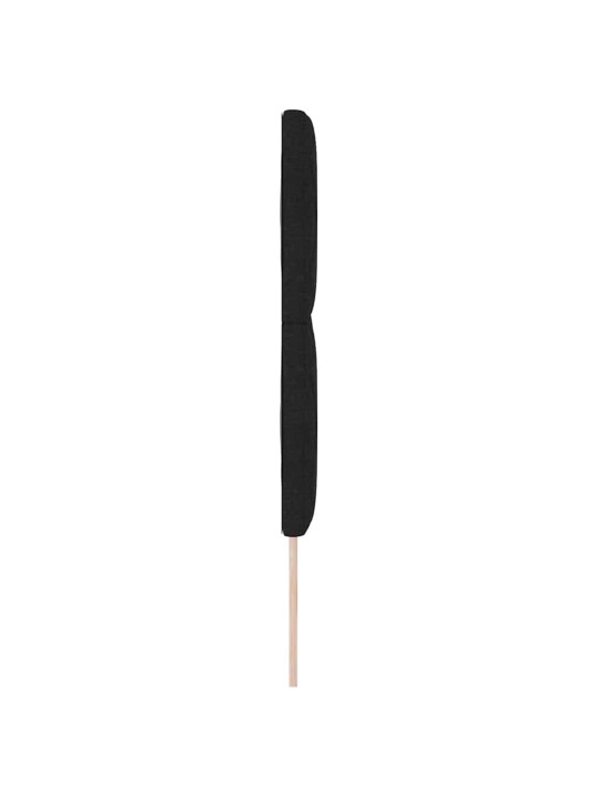 Galvgalis ar led sloksnes lukturiem melna 144 cm audums