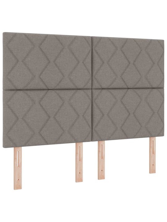 Galvgalis ar led sloksnes lukturiem pelēkbrūna 144 cm audums