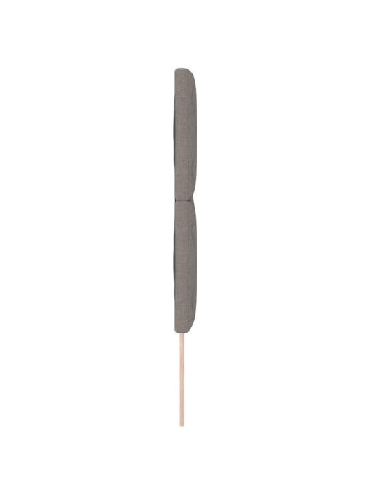Galvgalis ar led sloksnes lukturiem pelēkbrūna 144 cm audums