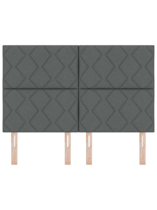 Galvgalis ar led sloksnes lukturiem pelēka 160 cm audums