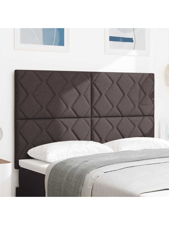 Galvgalis ar led sloksnes lukturiem brūna 160 cm audums
