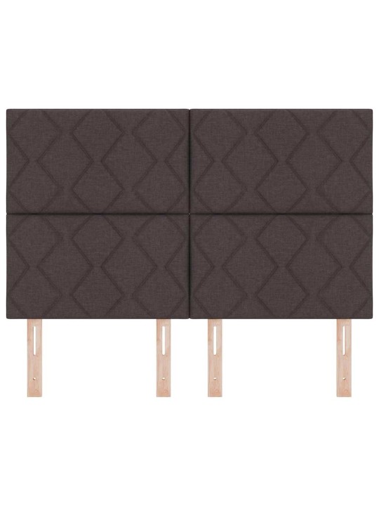 Galvgalis ar led sloksnes lukturiem brūna 160 cm audums