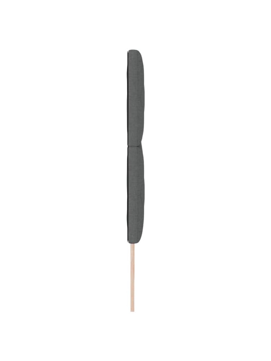 Galvgalis ar led sloksnes lukturiem pelēka 180 cm audums