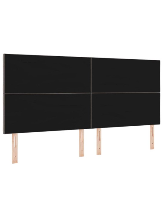 Galvgalis ar led sloksnes lukturiem pelēkbrūna 200 cm audums