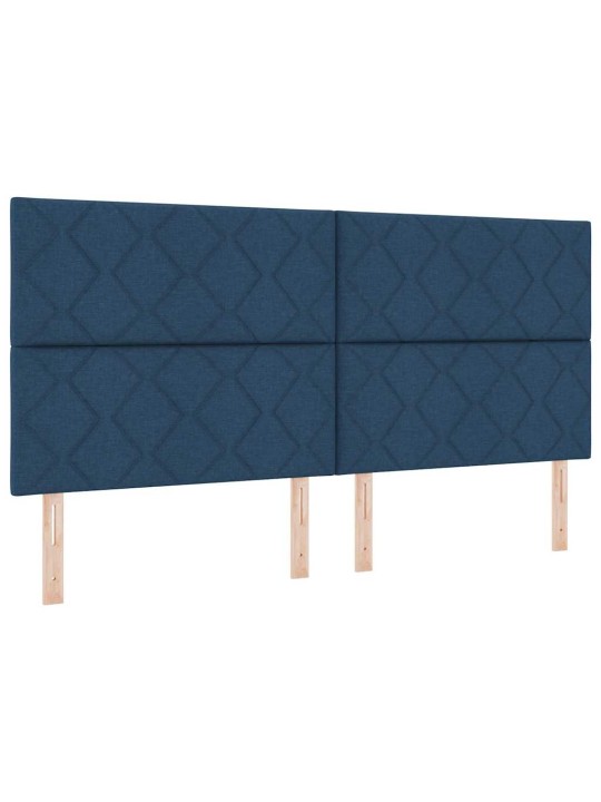Galvgalis ar led sloksnes lukturiem zila 200 cm audums