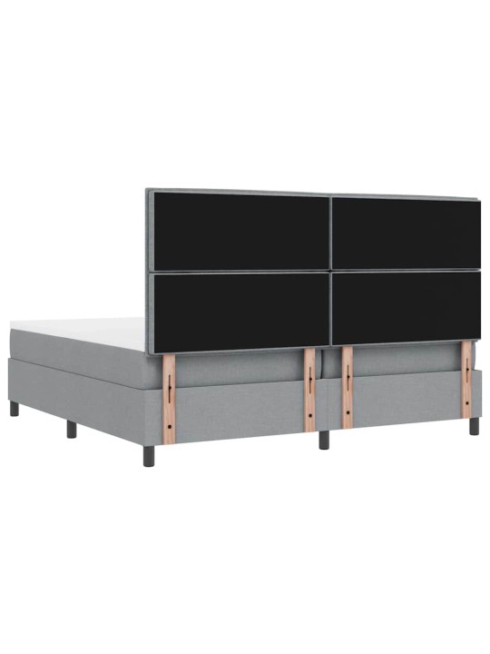 Kontinentālā gulta gaiši pelēka 200 x 200 cm audums