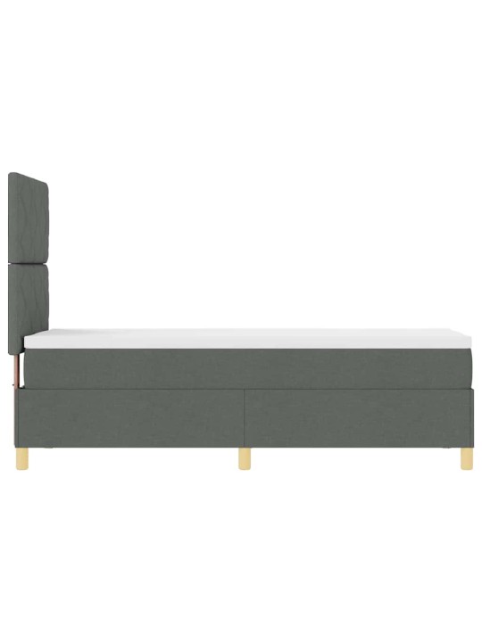 Kontinentālā gulta tumši pelēka 80 x 200 cm audums